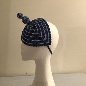 Handmade Pearl & Crystal Teardrop Fascinator